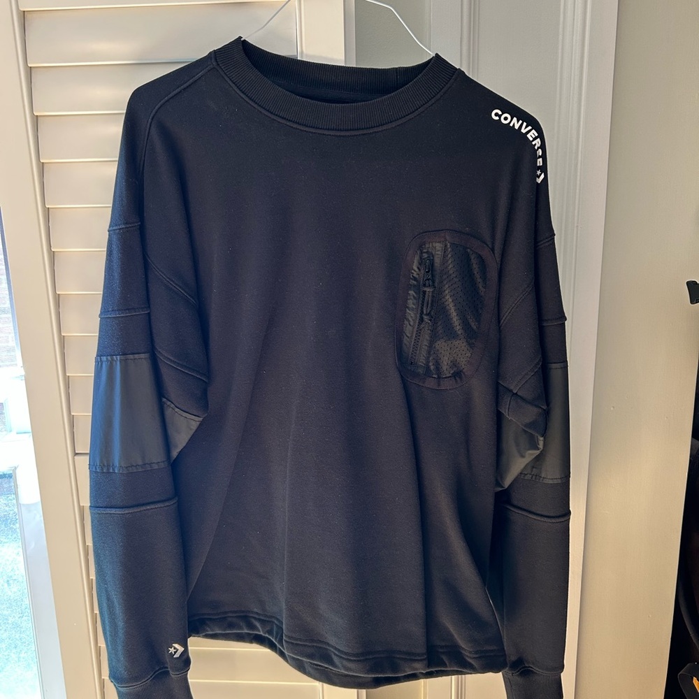 Converse Black Crewneck Sweater